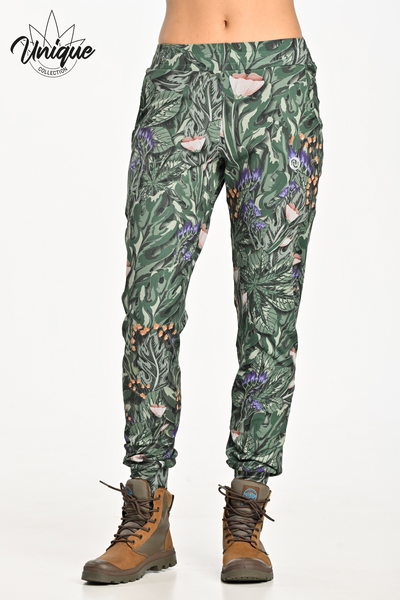 Insulated sweatpants Sage Forest