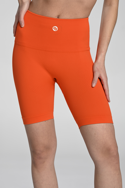 Krótkie Oddychające Legginsy Multisportowe Ultra Orange