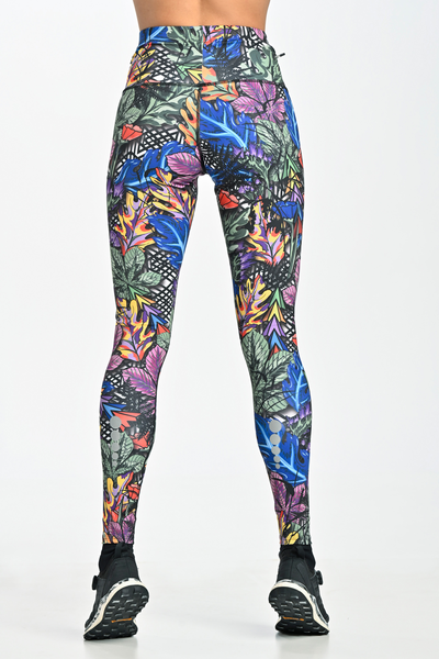 Leggings petite with high waisted Mosaic Indian Summer