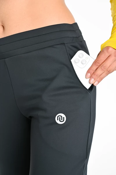 Insulated tracksuit pants Black