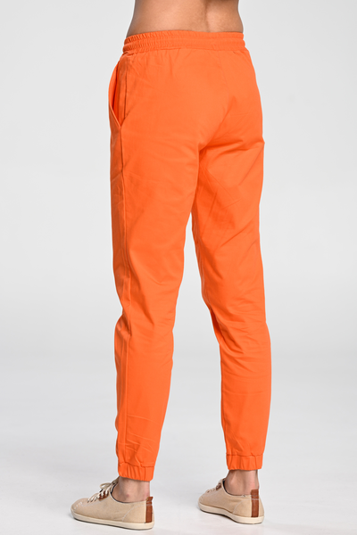 Cotton Pants Joggers Orange