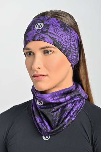 Thermoactive sports headband Ornamo Purple