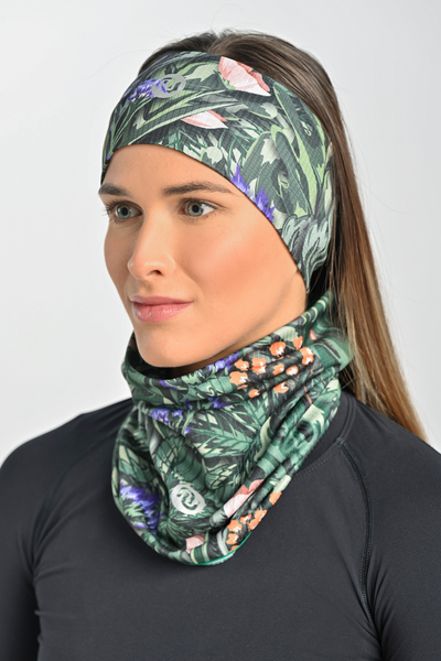 Thermoactive sports headband Sage Forest