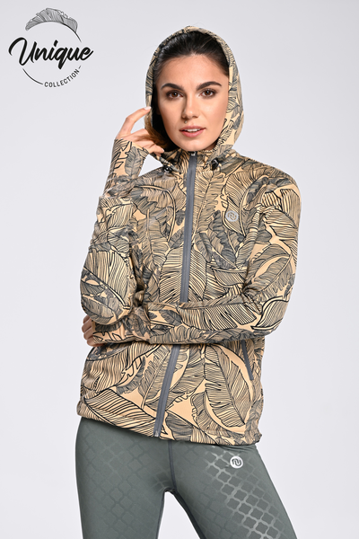 Zipped Blouse With A Hood Limited Edition Verano Sand