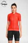 Zipped Cycling Shirt Red