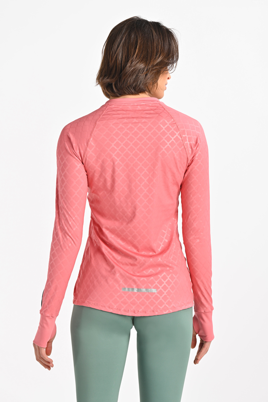 Bluza Zip Shiny Coral Pink - packshot