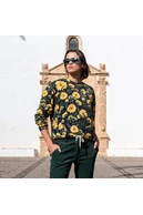 Bluza damska z bawełny organicznej Sunflowers - packshot
