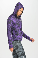 Bluza rozpinana premium z kapturem Ornamo Purple - packshot