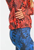 Bluza rozpinana premium z kapturem Ornamo Red - packshot