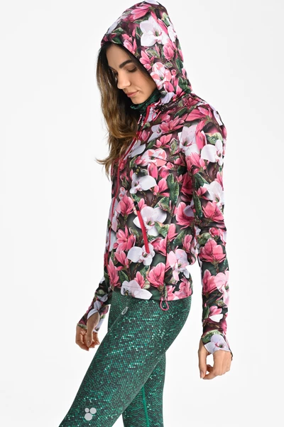 Premium zipped hoodie Spring Magnolia