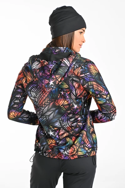 Premium zipped hoodie Mosaic Aurora