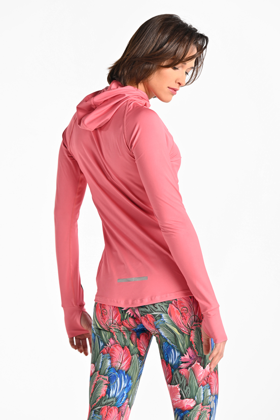 Bluza z kapturem Coral Pink - packshot