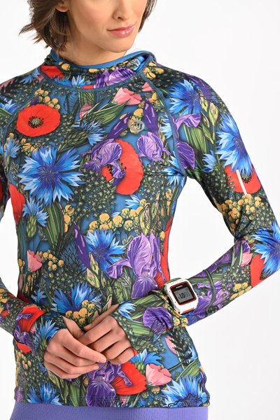 Bluza z kapturem Meadow Mosaic