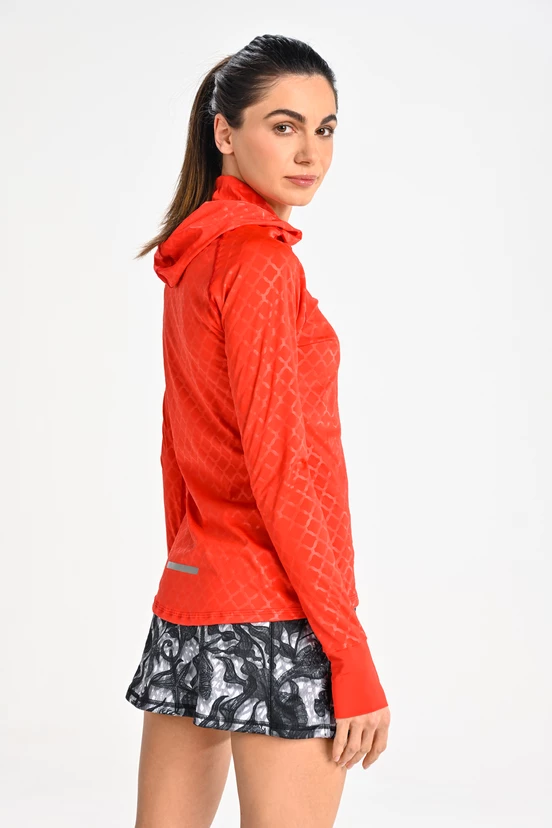 Bluza z kapturem Shiny Red - packshot