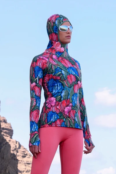 Bluza z kapturem Tulips