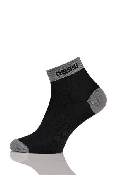 Breathable running socks Black-Grey