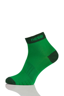 Breathable running socks Geen-Dark geen - packshot