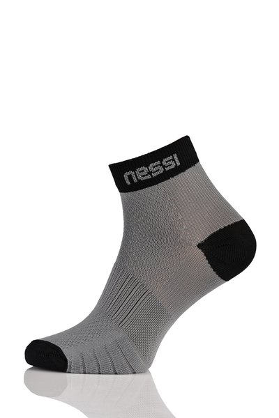 Breathable running socks Grey-Black