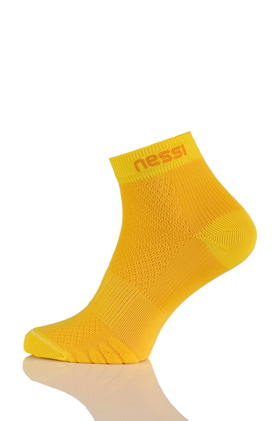 Breathable running socks Yellow