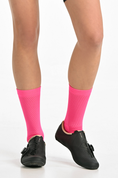 Cycling socks Neon Pink