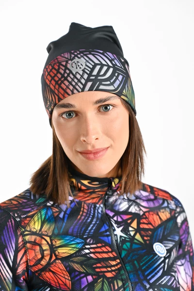 Thermoactive smurfette hat Mosaic Aurora-Black