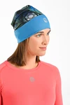 Double-sided hat Mosaic Aurora Blue-Cristal