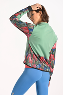 Designerska bluza sportowa Zip Tulips - packshot