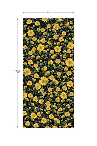 Large microfiber towel Sunflowers