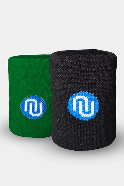 Frotka na rękę bawełniana 2 szt Green-Black