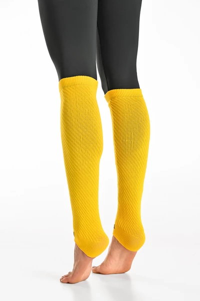 Women's leg warmers Yellow