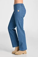 Jeansy damskie proste nogawki Blue Denim - packshot