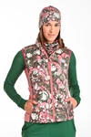 Women's quilted vest Pink Fusion