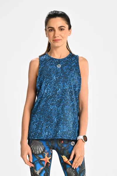 Women's sleeveless shirt Blink Blue