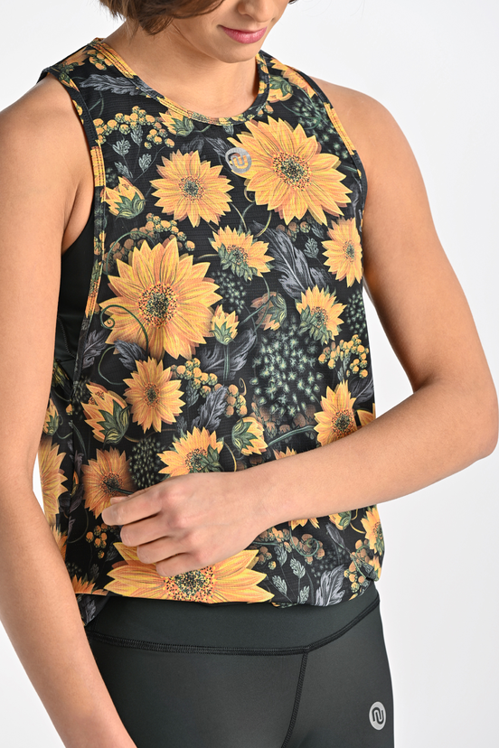 Koszulka bez rękawów damska Sunflowers - packshot