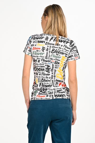 Women's t-shirt with inscriptions