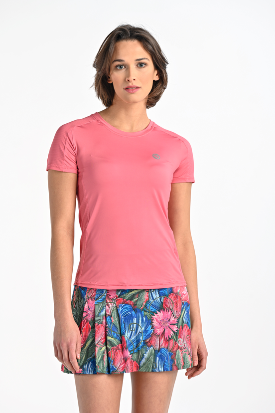 Koszulka sportowa Basic Coral Pink - packshot