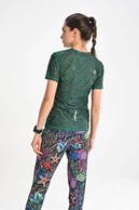 Koszulka sportowa damska Zip Blink Green - packshot
