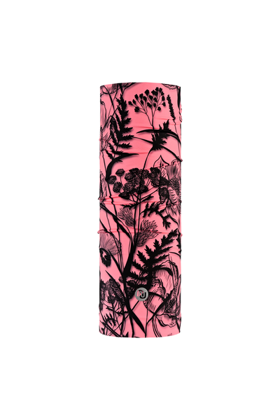Multifunctional sports snood Ornamo Flower Coral