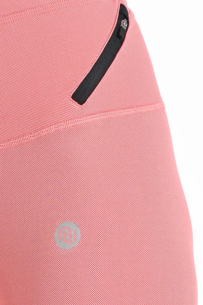 Insulated regular high-waisted leggings Coral