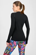 Oddychający longsleeve sportowy Ultra Black - packshot