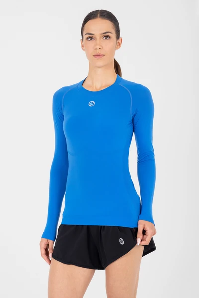 Oddychający longsleeve sportowy Ultra Cobalt