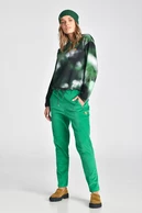 Organic cotton women's blouse Wavy Green - packshot
