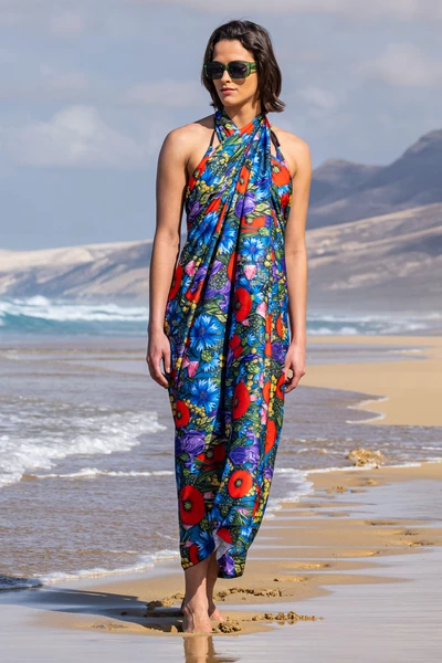 Pareo plażowe Nessi Sportswear Meadow Mosaic