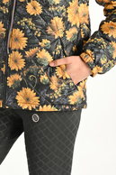 Pikowana kurtka damska Sunflowers - packshot