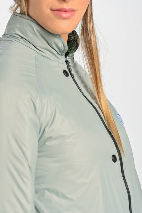 Płaszcz pikowany damski dwustronny Sage Forest - packshot