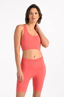 Short multisport leggings Ultra Coral Pink - packshot