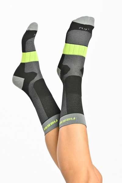 Trail X Ultra thermoactive socks Black-Neon Yellow