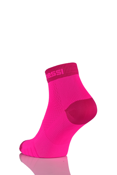 Breathable running socks Neon Pink-Pink