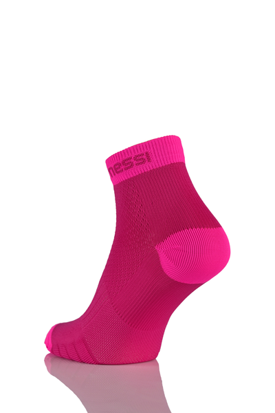 Breathable running socks Pink-Neon Pink