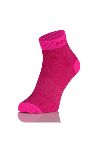 Breathable running socks Pink-Neo Pink